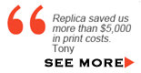 replica saved us money!