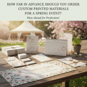 How to Order Custom Printed Materials for Spring Events: 7-Step ...