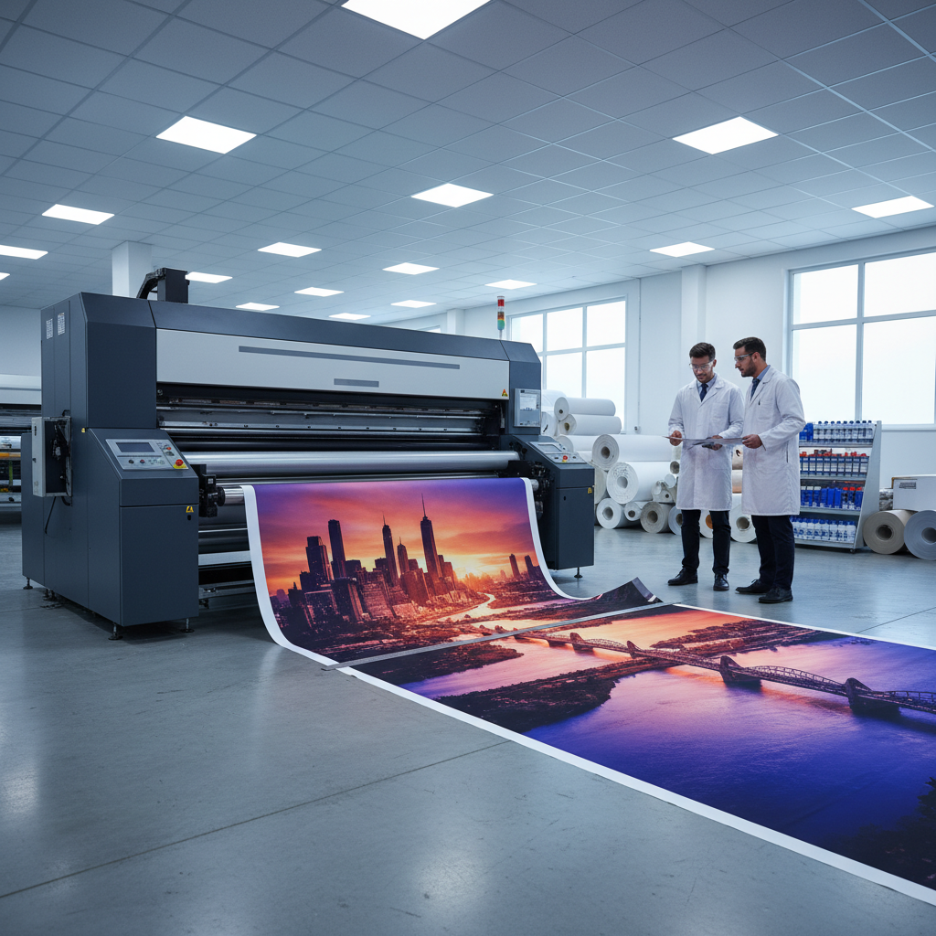 Large format printing examples: posters, banners, signs, trade show displays.