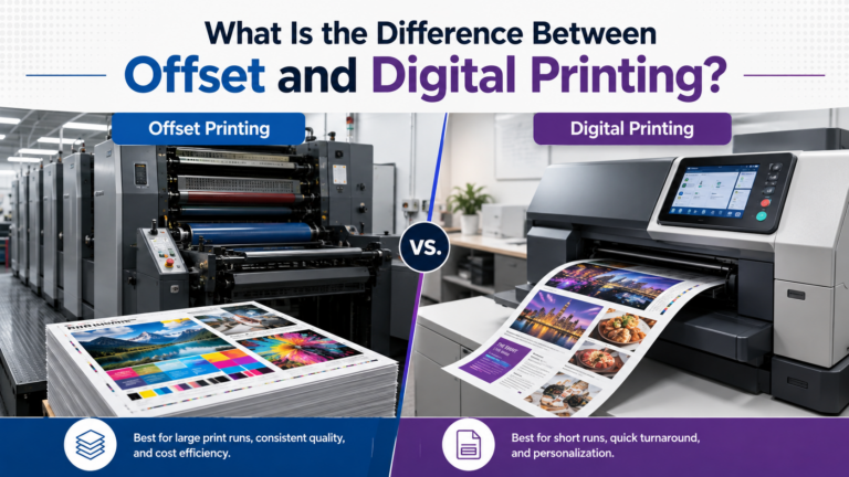 Offset vs digital printing comparison